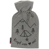 David Fussenegger Wärmflasche Silvretta 'Kopf aus' 2L 21 x