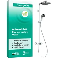 Hansgrohe Activera S Duschsystem 240 1 Strahlart wassersparend mit