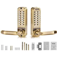 Vevor mechanisches schlüsselloses Türschloss mit doppelseitiger Tastatur (14 Tasten),