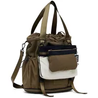 DESIGUAL Basic Modular Discover Backpack Khaki