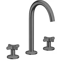 Hansgrohe AXOR One 3-Loch Waschtischarmatur 170 mit Kreuzgriffen und