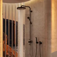 Hansgrohe AXOR One Showerpipe mit Thermostat und Kopfbrause 280