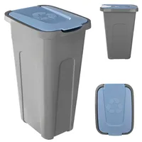 Kadax Mülleimer zur Mülltrennung, Mülltonne, 30 l, mit Deckel