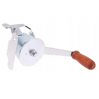 QLS Grill-Handwinde Set mit Frontmontage Seilwinde mit Stahlseil &