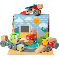 Spin Master Melissa & Doug Blockables Fahrzeuge Set