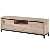 Massivmoebel24 TV-Board Wildeiche 170x40x56 bianco geölt VILLANDERS #213