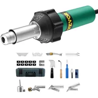 Vevor Heißluft-Kunststoffschweißgerät, 1600 W Heißluftpistole, 50–600 °C PVC TPO