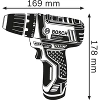 Bosch GSR 12V-15 inkl. 2 x 3,0 Ah +