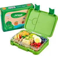 Ecosa yummy buddy Kinder Brotdose 6 Fächern Klick-Verschluss BPA-Frei