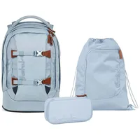 Satch Schulrucksack-Set PACK Nordic Ice Blue 3-teilig, Kollektion 2025