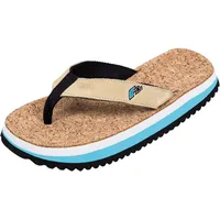 F2 Herren Schuhe Beach Slipper Flip Flops 46/47 Blau/Beige