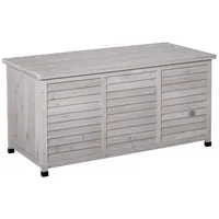 Outsunny Gartenschrank 1,27 x 0,56 m Grau