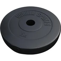 Gorilla Sports Hantelscheibe Olympia 50/51mm Kunststoff 1,25kg, - 15kg,
