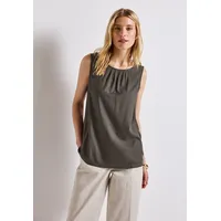 STREET ONE Blusentop in Dunkelbraun - 38