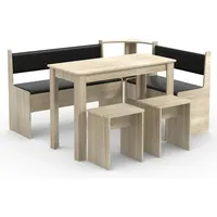 VCM Eckbankgruppe Sitzgruppe Esszimmergruppe Bank Tisch Hocker Esal Maxi