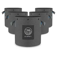AC Infinity Stofftöpfe 26,5 Liter 5er-Pack
