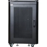 Lanview RSL16U61BL (16 HE, 19 Zoll Rack), Serverschrank, Schwarz