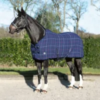 HKM Pferde-Stalldecke HKM Stalldecke Waffeloptik blau 145 cm