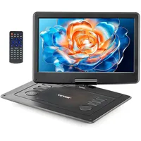Vevor tragbarer DVD-Player mit drehbarem HD-Bildschirm (396 mm), eingebauter