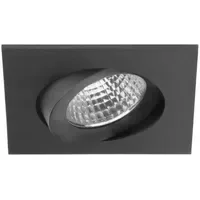 Brumberg LED-Einbaustrahler 1 rund schwarz Aluminium 12648183DW