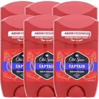 Old Spice 6 x Old Spice Captain Deostick für