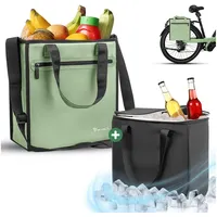 MIVELO Fahrradtasche – Einkaufstasche 25L inkl. Kühltasche – Judgeme