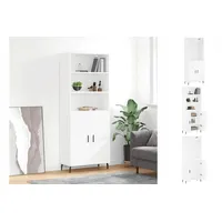 VidaXL Highboard Weiß 69,5x34x180 cm Holzwerkstoff