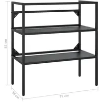 VidaXL Badezimmer Waschtischgestell 79 x 83 x 38 cm