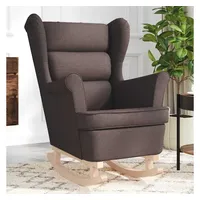 VidaXL Schaukelsessel Dunkelbraun 74 x 90 x 102 cm