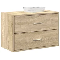 VidaXL Schrank mit 2 Schubladen Sonoma-Eiche 60x31x40cm Holzwerkstoff