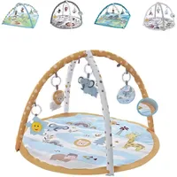 Chipolino Spielbogen Tiere, Musikfunktion, 5 Hängespielzeuge, Krabbeldecke beige