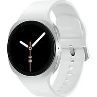 Samsung Galaxy Watch8 40 mm Silber Sport Band Weiß 