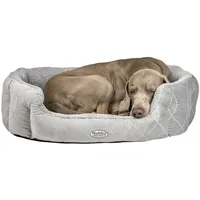 Nobby Komfortbett Ceno oval 100 x 65 cm grau
