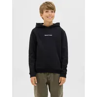 JACK & JONES Junior Kapuzenpullover in Black | 140
