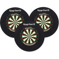 Kings Dart Dart-Set Dartscheiben mit Auffangfeld