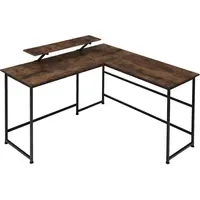 Tectake tectake® Schreibtisch, Melrose 140x130x76,5cm