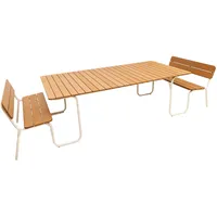 BEST Freizeitmöbel BEST Sitzgruppe Soullmate, beige Kunststoff, Metall