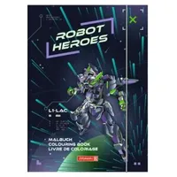 Brunnen Sammelmappe ROBOT HEROES DIN A4 dunkelblau, mint, 1