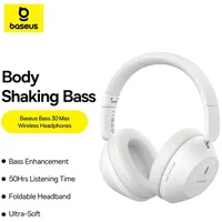 Baseus Bass 30 Max Wireless Headphones White