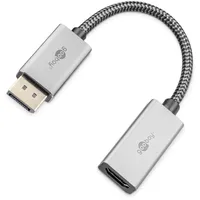 Goobay DisplayPort 1.2 Adapterkabel, DP Stecker auf HDMI Buchse,