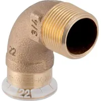 Geberit bergangswinkel Mapress d 18mmxR 1/2, Cu, 90G, m