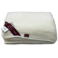Hollert Wolldecke Kaschmir Prestige Naturhaardecke weiche & warme Kuscheldecke