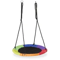 Relaxdays Bunte Nestschaukel rund