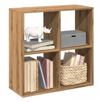 VidaXL Raumteiler-Bücherregal Artisan-Eiche 69,5x29x69,5 cm