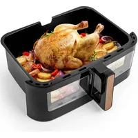 Duronic AFD1 BG Airfryer Ersatzkorb, 10L Frittierkorb für Duronic