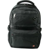 Travel n meet Laptoprucksack, Rucksack gepolstert schwarz Herren ORD4218S