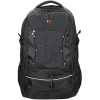 Travel n meet Freizeitrucksack, Rucksack groß gepolstert schwarz Herren