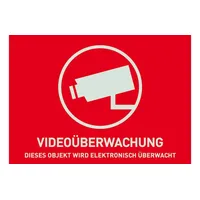 ABUS Abus Warnaufkleber Videoüberwachung AU1320 148 x Smart-Home Starter-Set
