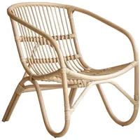 Tikamoon Sessel aus Rattan Natur Vintage Wohnzimmer Wintergarten neu