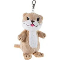 HEUNEC Plüsch Schlüsselanhänger Kuscheltier Otter 12 cm Plüschotter